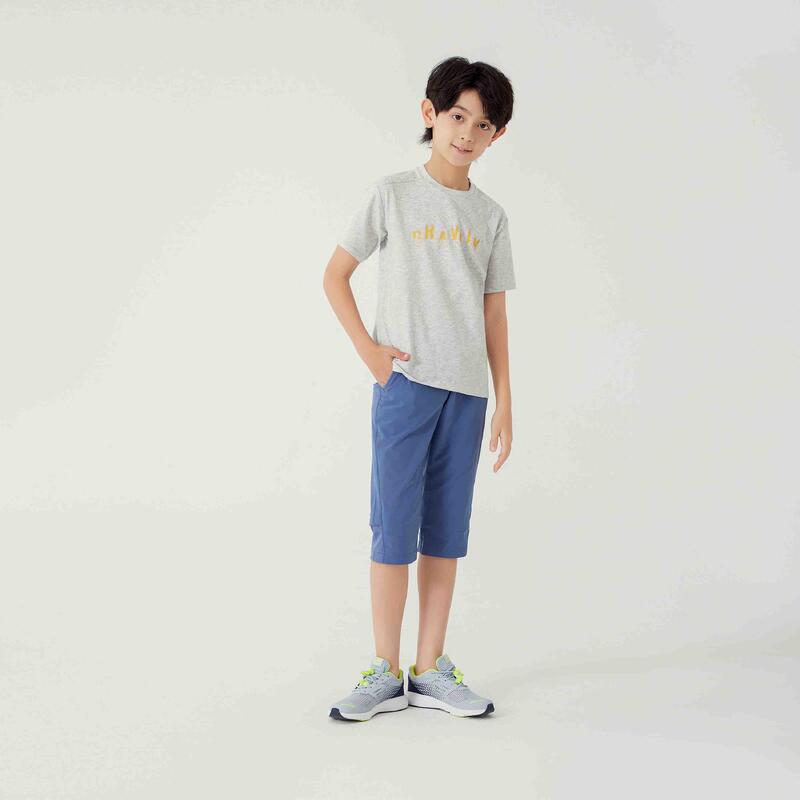 Kids' Ultra-Lightweight Cropped Bottoms - Blue Jeans