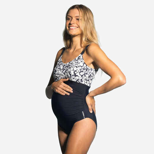 
      Women's Maternity Swimsuit AYA Lica Dark Blue White
  