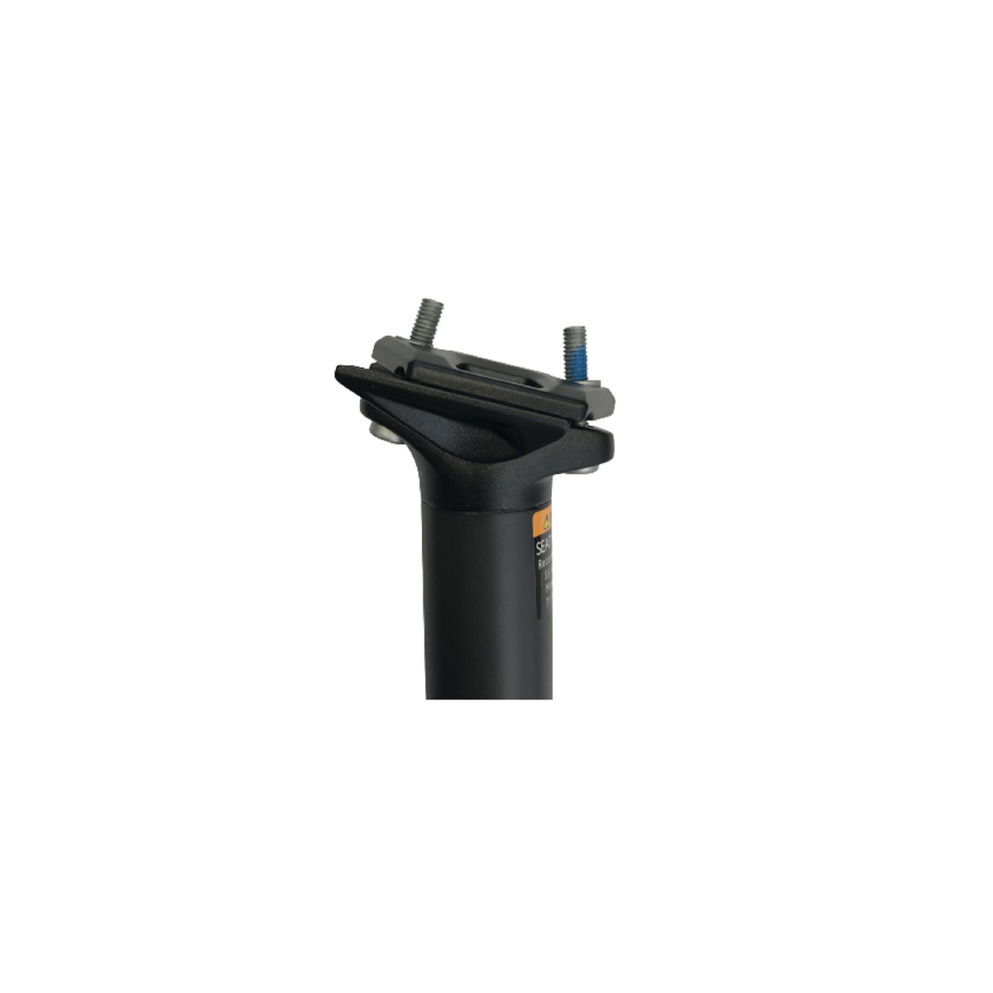 Tija de sillín Carbono 27,2 mm Bicicleta MTB Negra 3/3