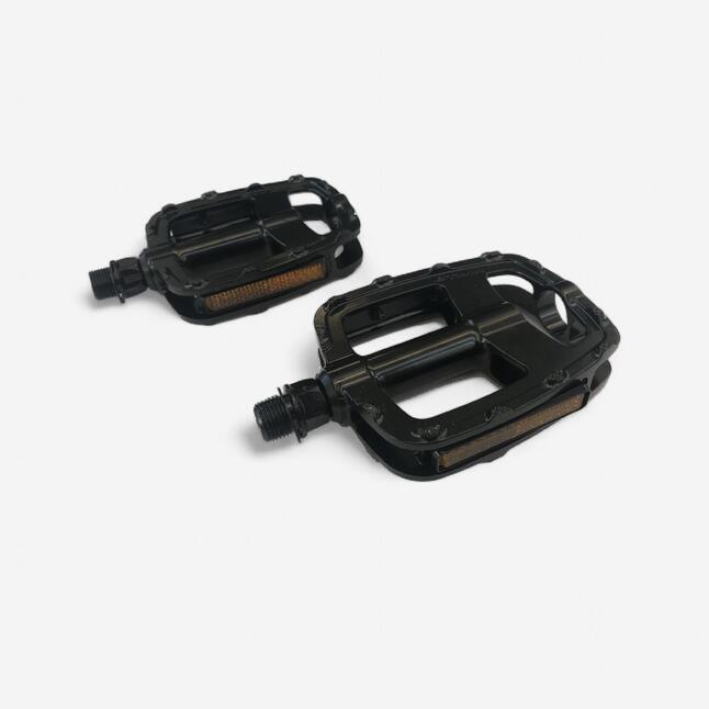 Pedal Bicicleta Mobility 100 Alumínio Preto ELOPS Decathlon