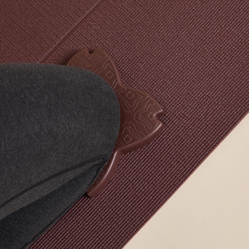 Yoga-Pad für Knie und Handgelenke bordeaux