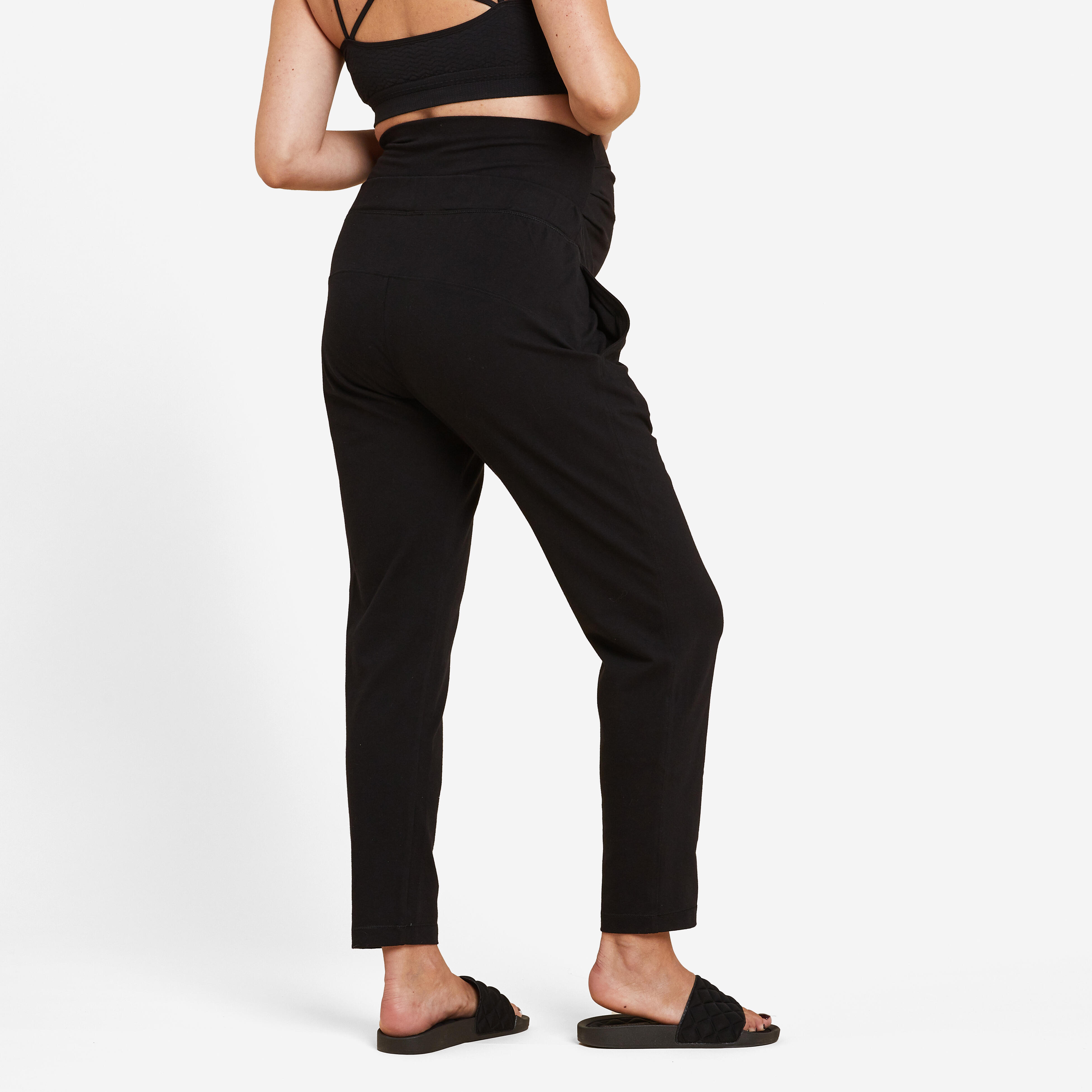 Pantaloni premaman yoga neri KIMJALY | DECATHLON
