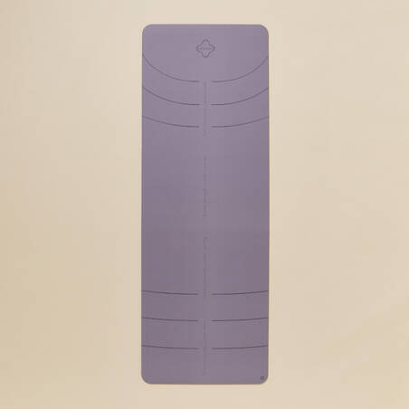 Yoga Mat Grip+ 185CM X 65CM X 5MM - Purple