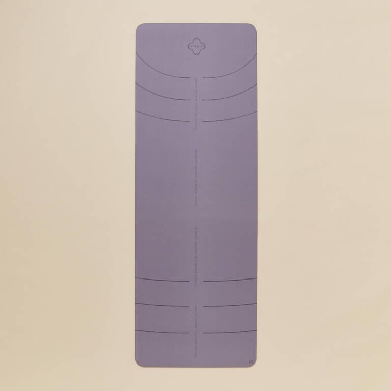 Yoga Mat Grip+ 185CM X 65CM X 5MM - Purple