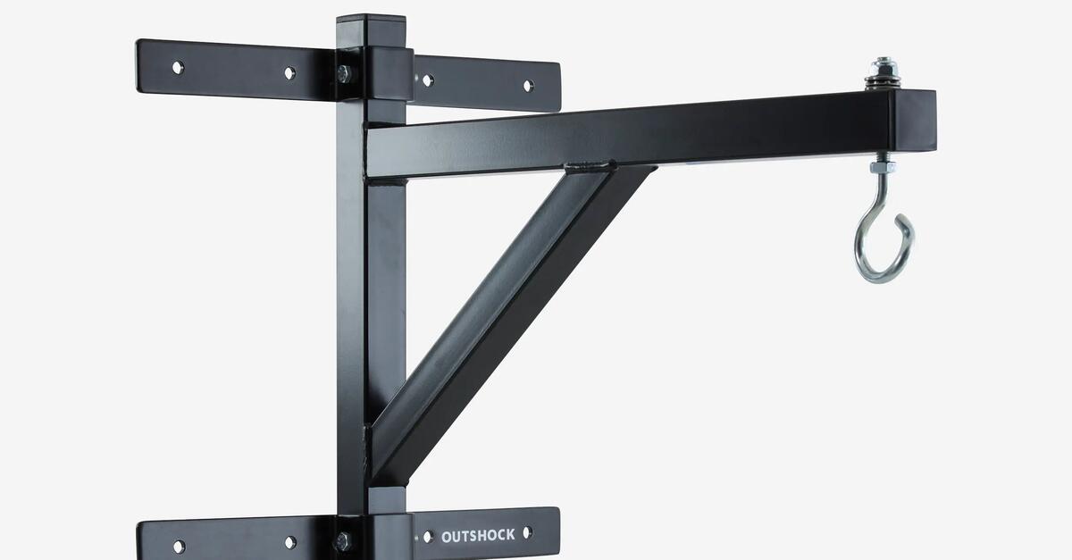 Supporto Da Parete Per Sacco Da Boxe - Staffa Murale Professionale Resistente Fino A 100kg - Made In Italy - Foto 2