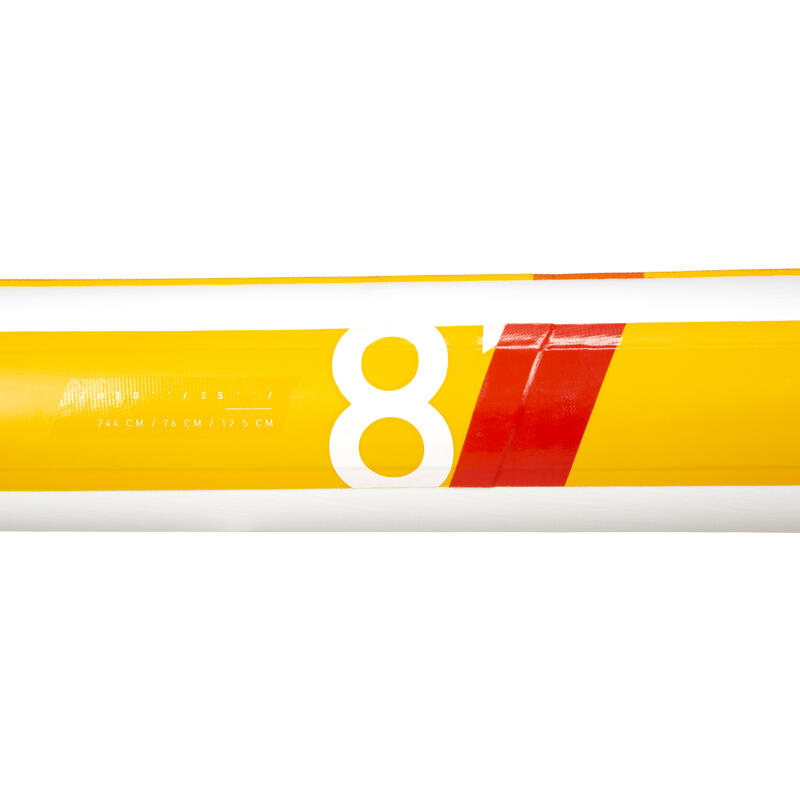 Nafukovací paddleboard pro začátečníky Compact S žluto-bílý