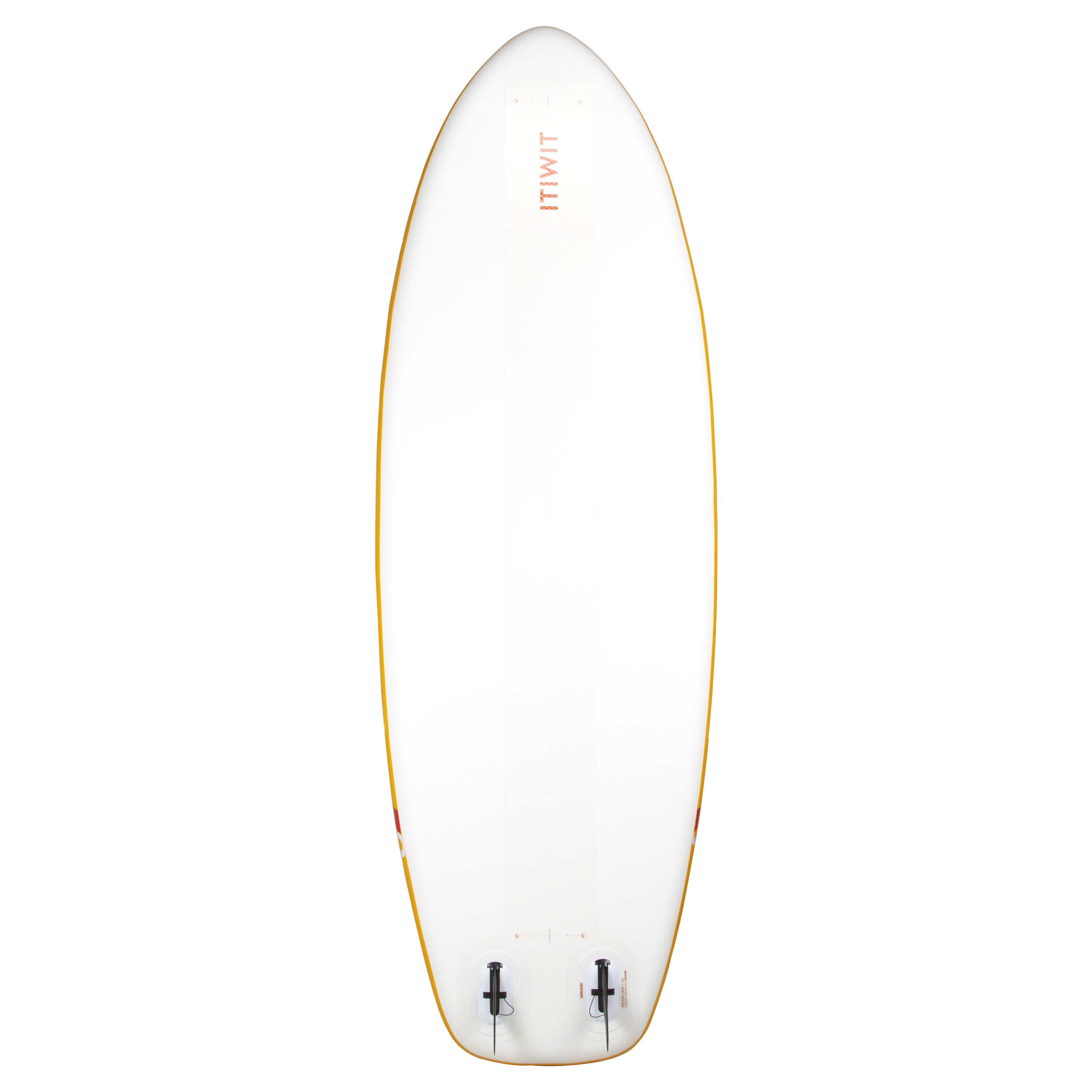 Inflatable SUP - 100 White/Yellow - ITIWIT