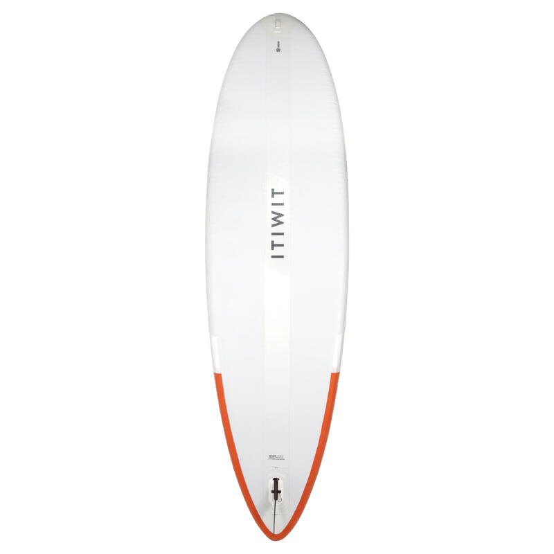 Longboard szörf SUP 500-as, felfújható, 10', 140 l, fehér
