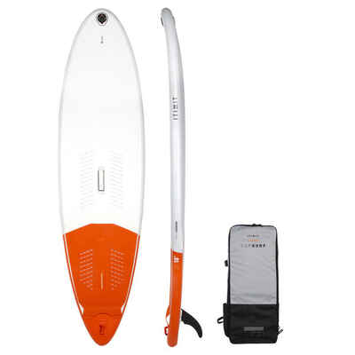 SUP-Board aufblasbar Stand Up Paddle Longboard Surfen 500 10' 140 L weiss
