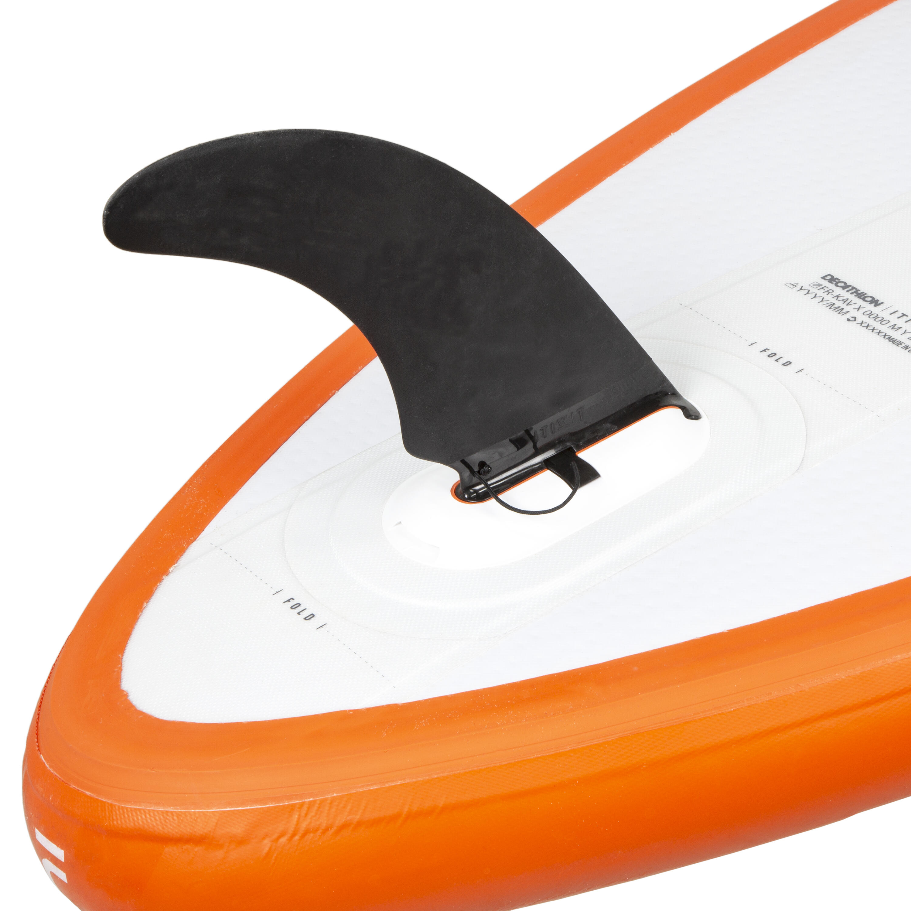 Pinna Centrale Morbida In PVC Per Paddle Board Gonfiabile E Longboard - Flessibile E Anti-rottura Per Acque Basse - Accessorio Surf (Verde/Nero)