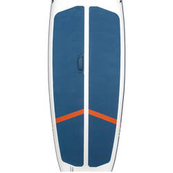 Ultra-compact and stable 10-foot (max. 130 kg) SUP - white and blue