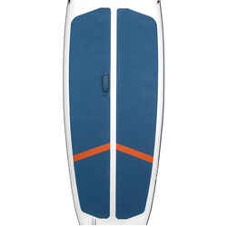 Ultra-compact and stable 10-foot (max. 130 kg) SUP - white and blue