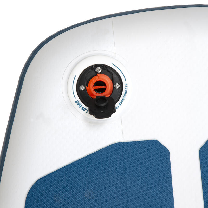 SUP-Board aufblasbar 10´ Gr. L - SUP kompakt Einsteiger weiß/blau