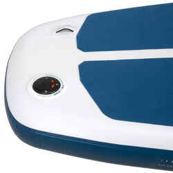 Ultra-compact and stable 10-foot (max. 130 kg) SUP - white and blue