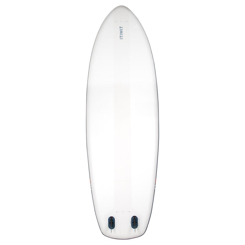 Stand up Paddle Board ultra kompakt und stabil 10 Fuß (max. 130 kg) - weiss/blau