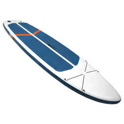 Ultra-compact and stable 10-foot (max. 130 kg) SUP - white and blue