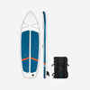 Nafukovací skladný paddleboard Compact L pre začiatočníkov bielo-modrý