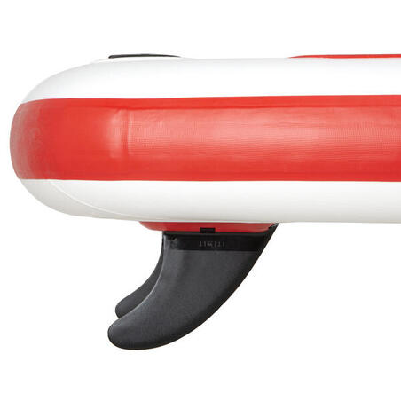 SUP-дошка надувна Compact для початківців розмір L біла/червона