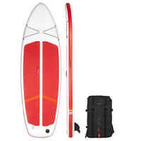 Tabla paddle surf hinchable compacta 10' L rojo/blanco