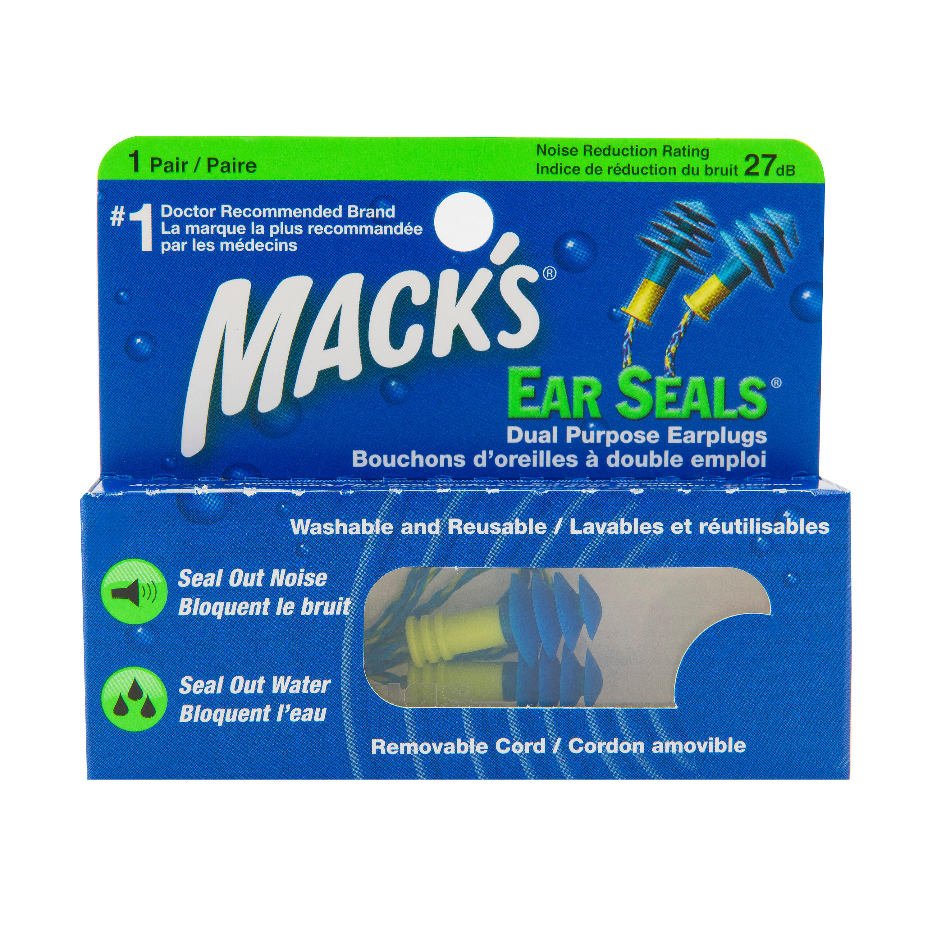 MACK'S watersports ear plugs 1/3