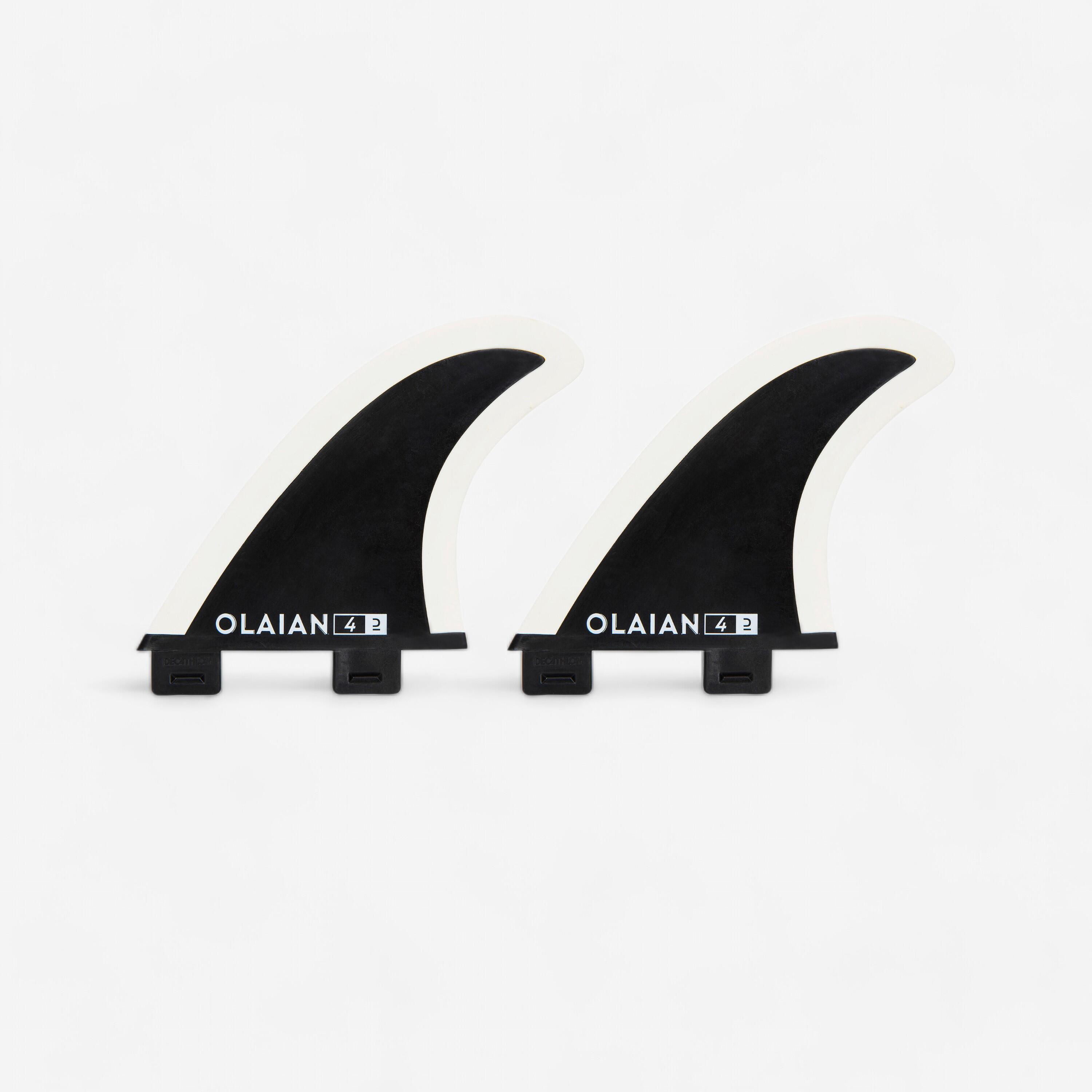 OLAIAN Finne seitlich Longboard 2er Set Soft Edge FCS1 System schwarz – 10 cm | 03583787742310 OLAIAN Finne seitlich Longboard 2er Set Soft Edge FCS1 System schwarz – 10 cm | 03583787742310
