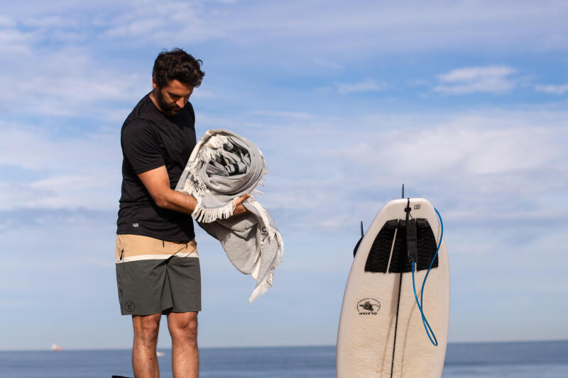 Ręcznik plażowy Olaian Ponczo 190 x 190 cm
