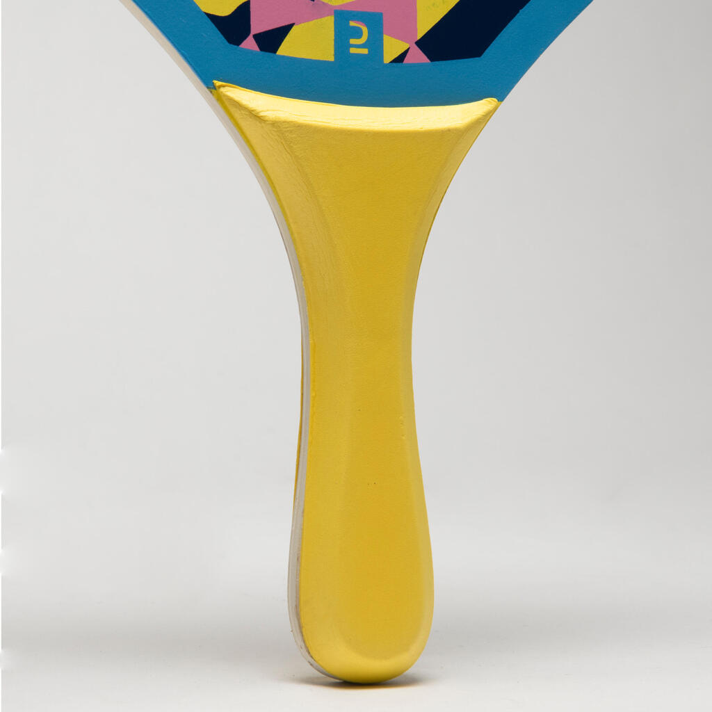 Set raquettes Beach Tennis WOODY RACKET ROUGE