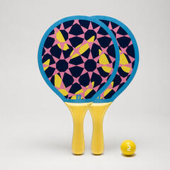 Plaj Tenisi Raket Seti - Mavi - Woody Racket