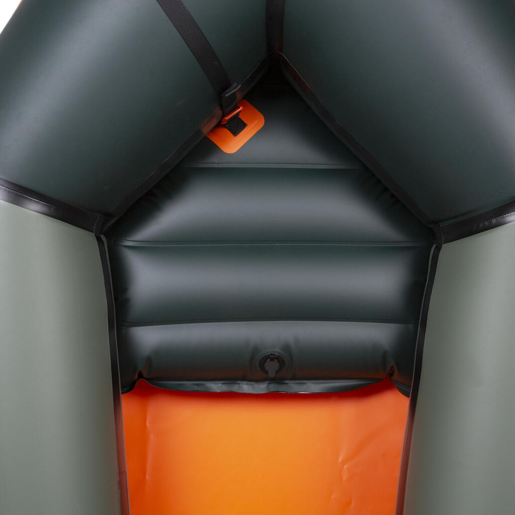 Packraft 100 Inflatable River Kayak TPU 1P - PR100