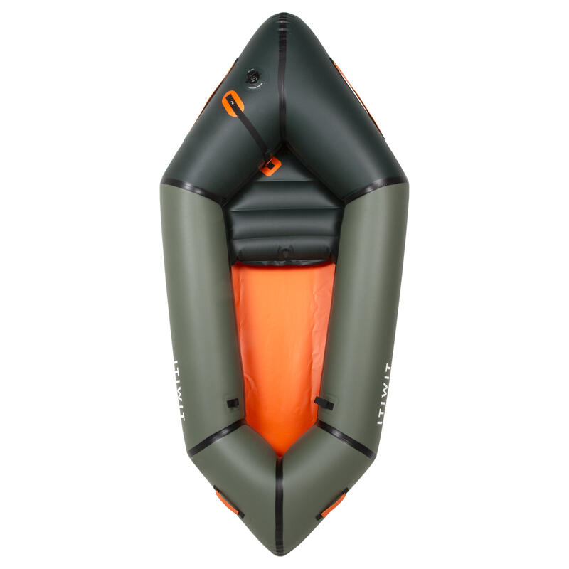 Caiac gonflabil Packraft 100 râu TPU PR100 1 loc