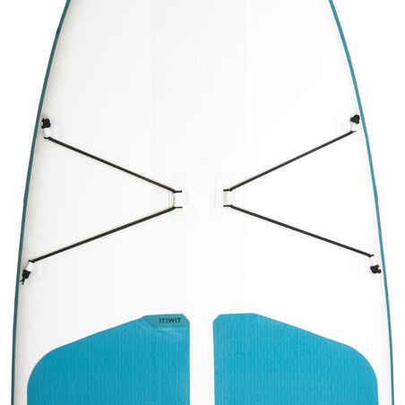 SUP-Board aufblasbar 9´ Gr. M - SUP kompakt Einsteiger weiß/grün