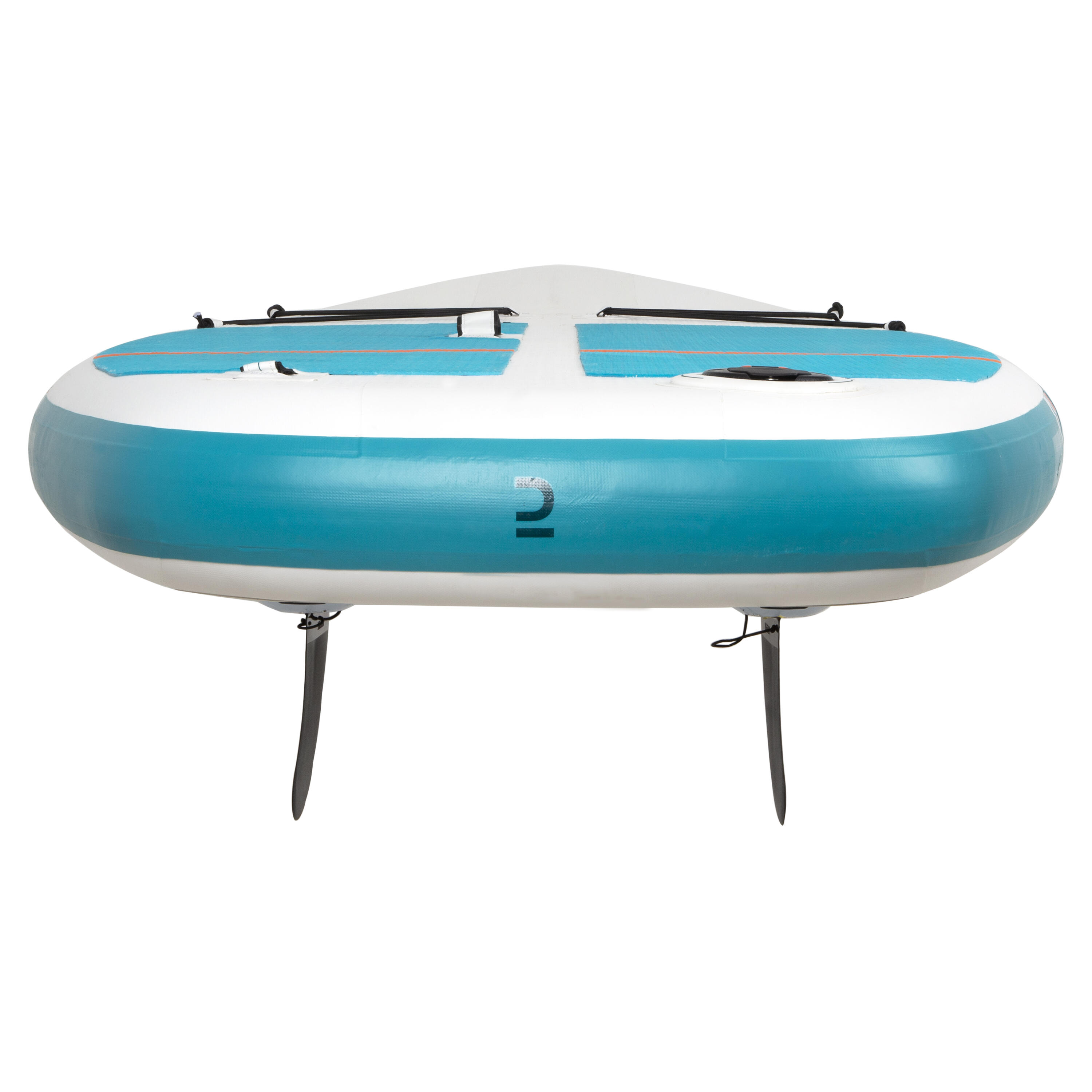9' Inflatable Paddle Board - 100 White/Green - ITIWIT
