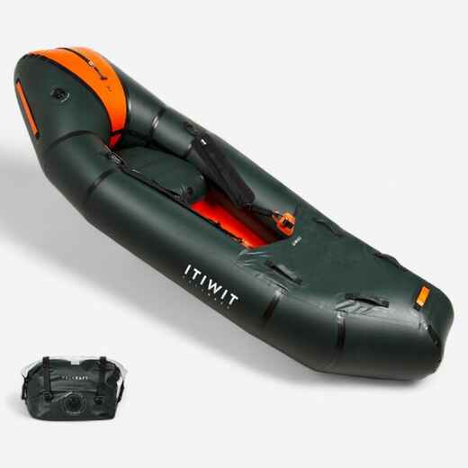 
      Kajak Packraft 500 aufblasbar TPU Fluss wasserdichter RV 1-Sitzer - PR500
  