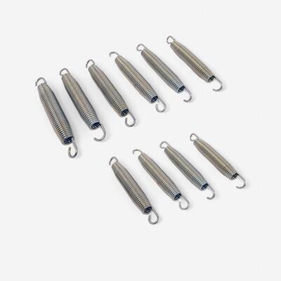 Sprungfedern 177 mm Nr. 13 10 Stück Ersatzteil für Trampolin 520 rechteckig