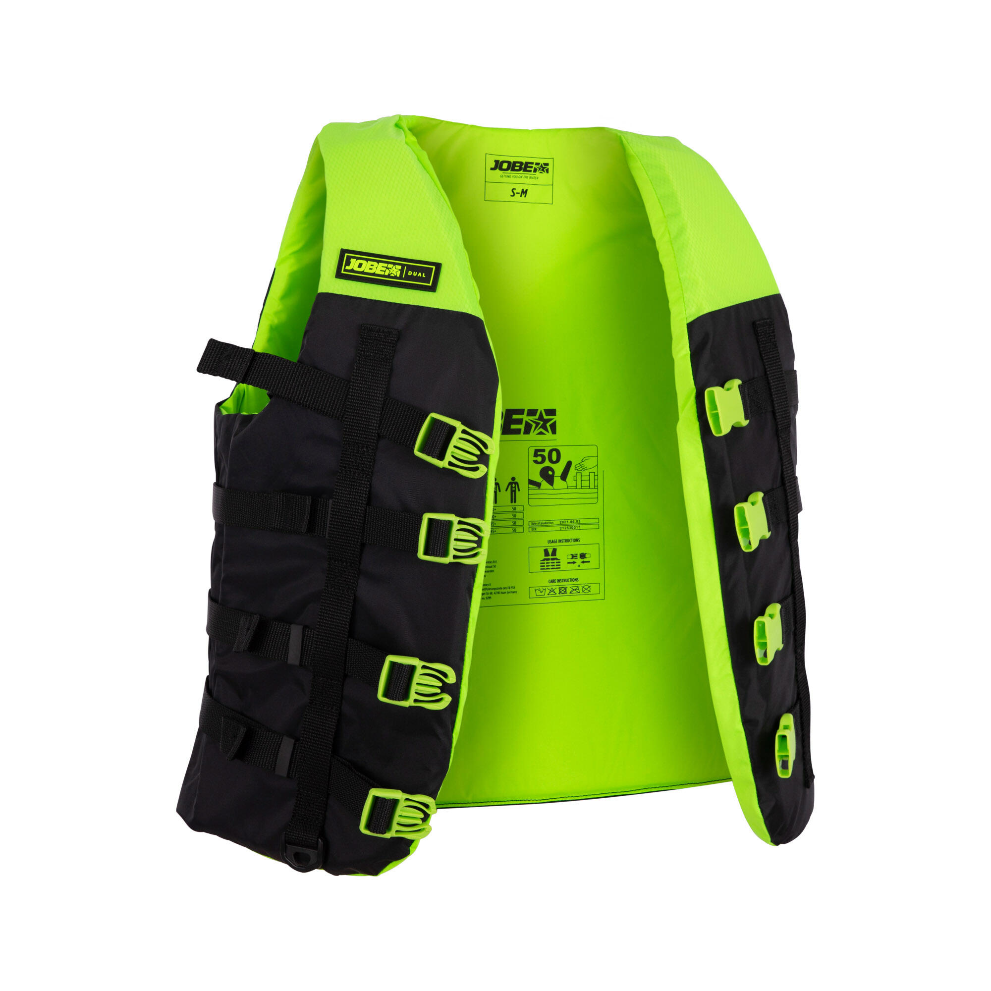 Dual Life Vest (50N) - Lime Green 4/5