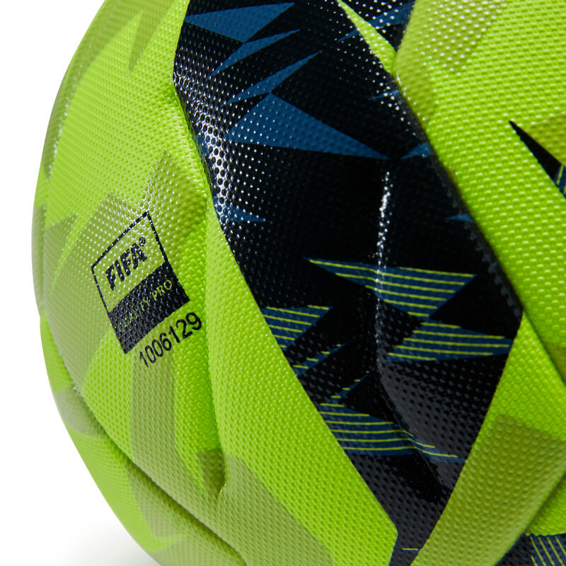 Ballon de football Thermocollé FIFA QUALITY PRO F950 taille 5 jaune
