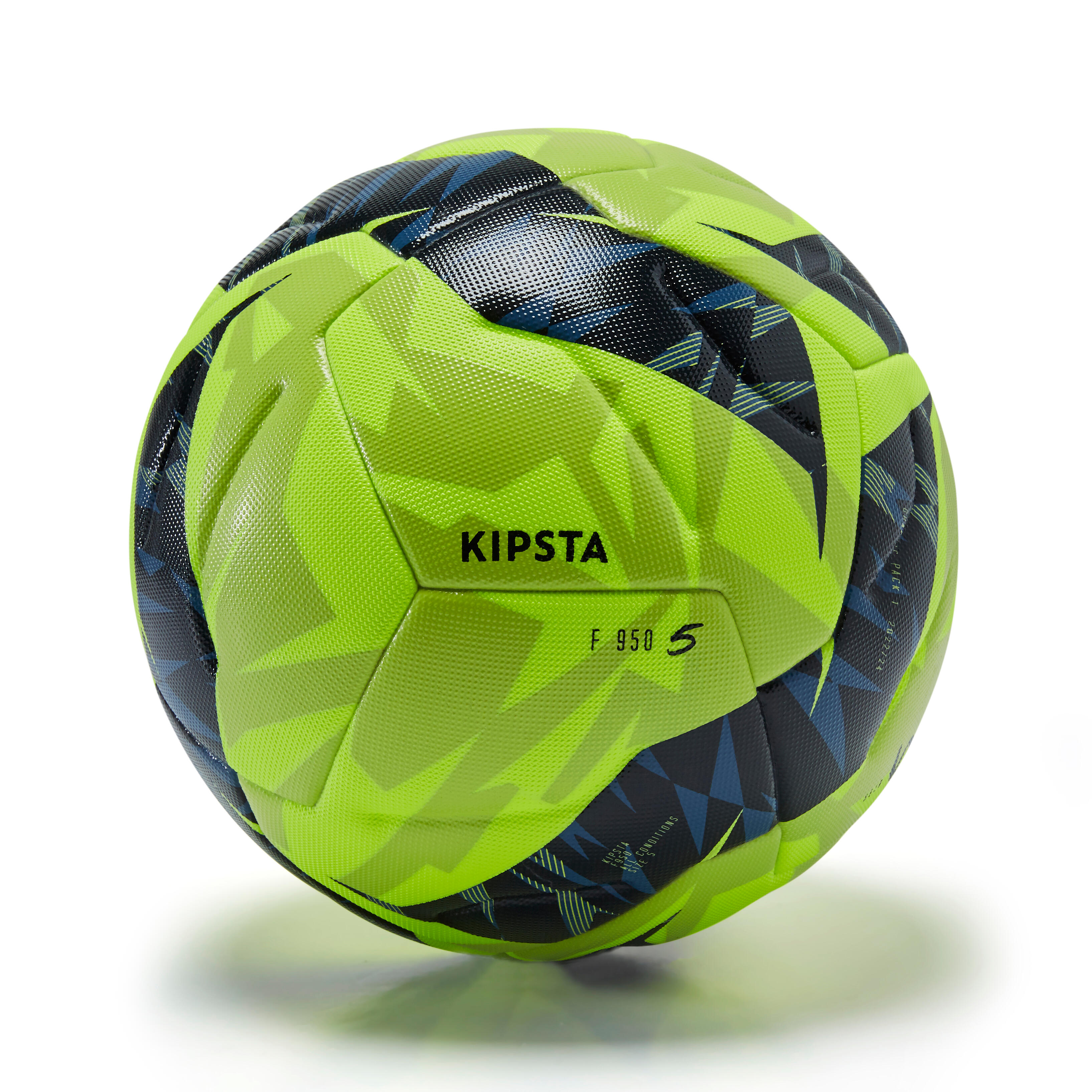 KIPSTA Ballon De Football Thermocoll&#xE9; Fifa Quality Pro F950 Taille 5 Jaune -