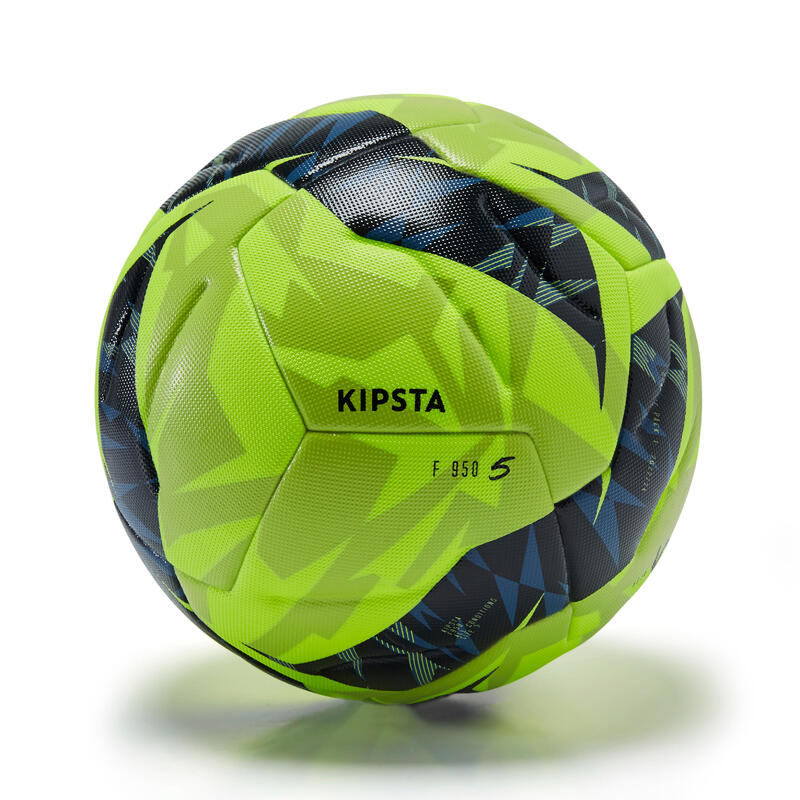 Voetbal F950 Fifa Pro thermisch gelijmd maat 5 geel