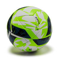 Ballon de football Thermocollé FIFA QUALITY PRO F900 taille 5 blanc jaune