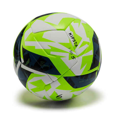 Balón de fútbol termosellado FIFA QUALITY PRO F900 talla 5 blanco amarillo 