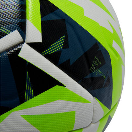 Thermobonded Size 5 Football FIFA Quality Pro F900 - White/Yellow