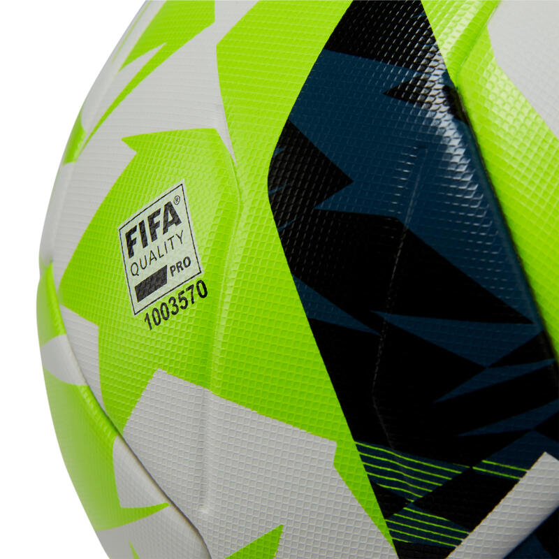 Pallone calcio F 900 FIFA QUALITY PRO taglia 5 bianco-giallo