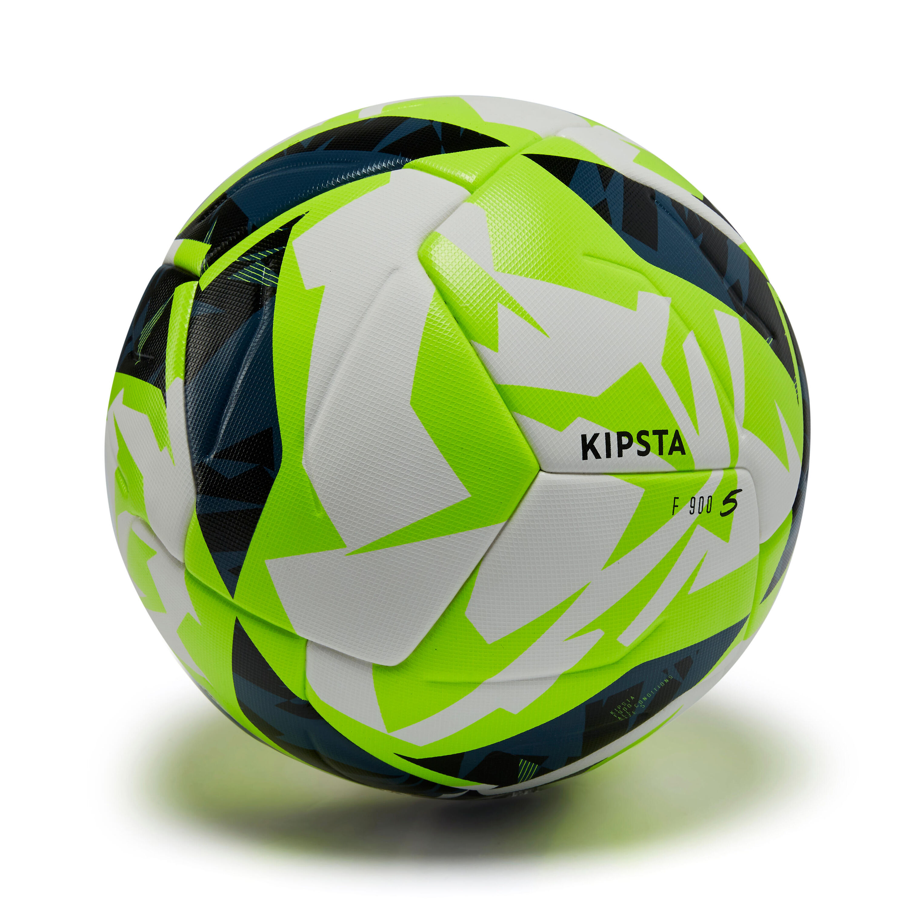 KIPSTA Thermobonded Size 5 Football FIFA Quality Pro F900 - White/Yellow
