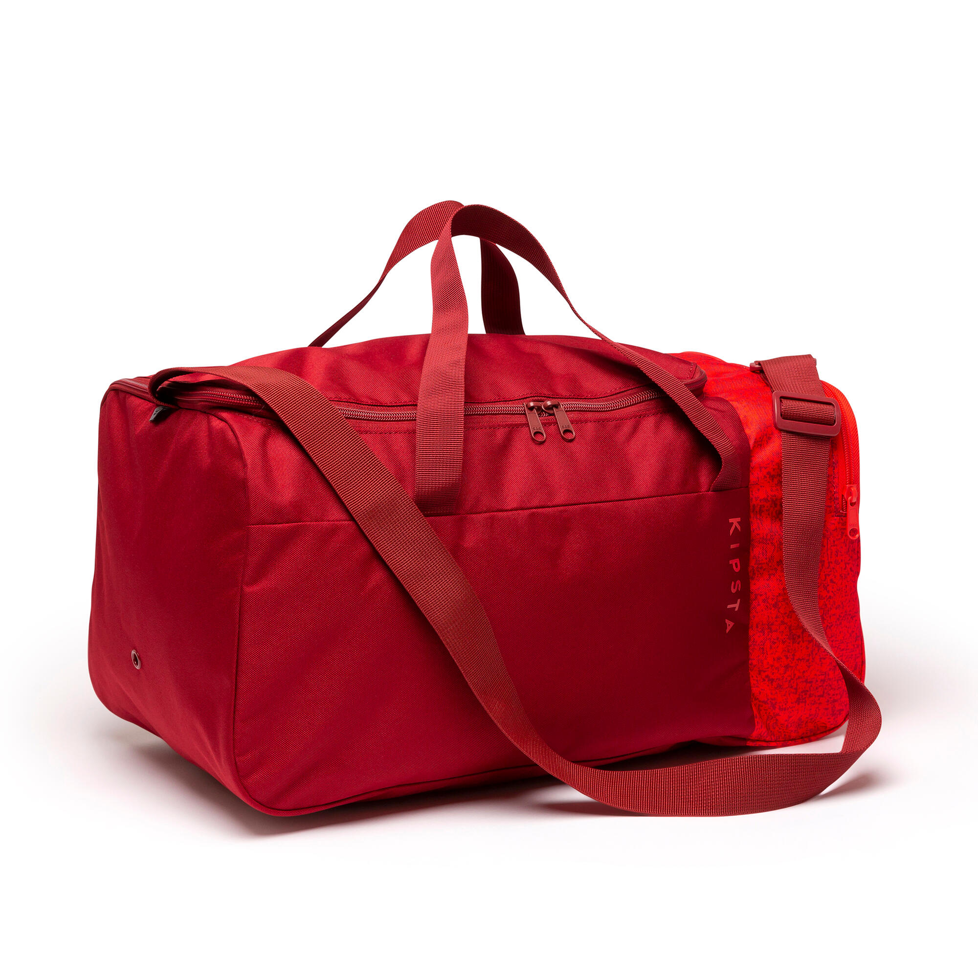 Maleta deportiva 35L - ESSENTIAL burdeos 12/13