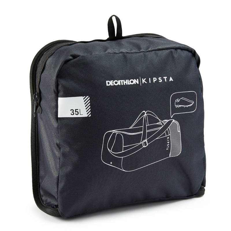Sac de sport pliable 35L noir pour les clubs et collectivites Decathlon Pro