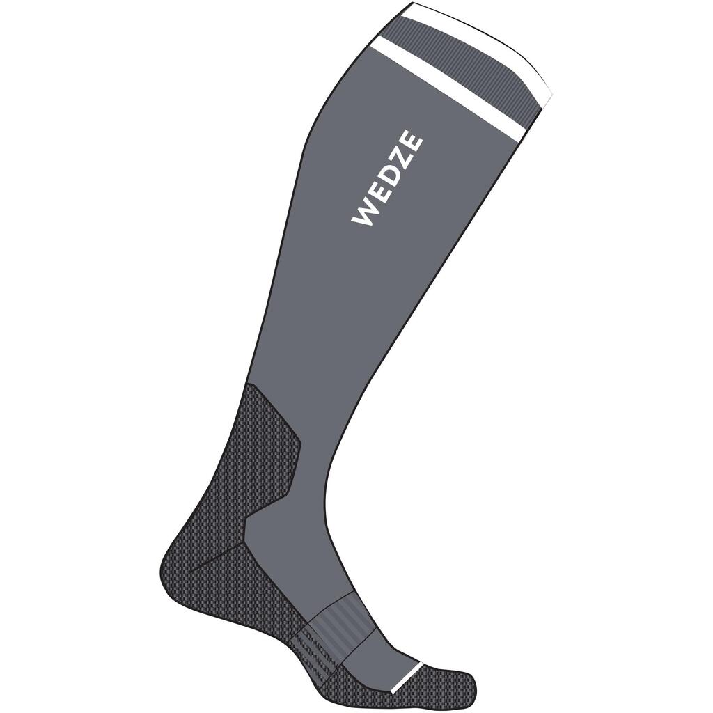 KIDS’ SKI AND SNOWBOARD SOCKS 50 - GREY