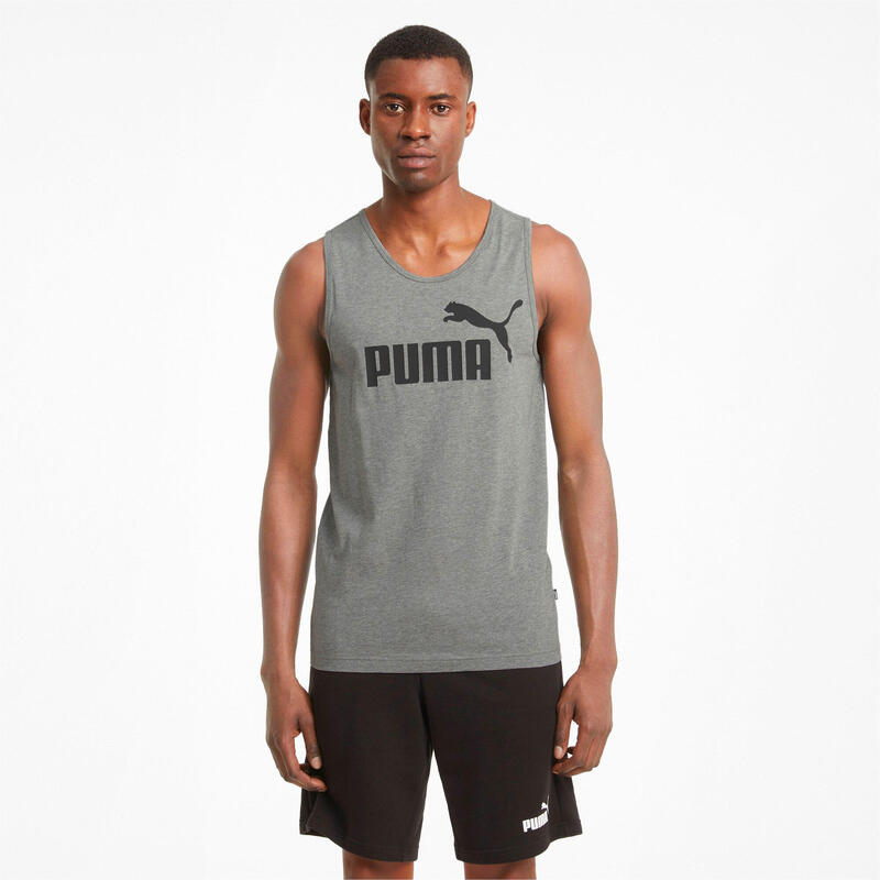 DEBARDEUR FITNESS COL ROND HOMME - PUMA GRIS