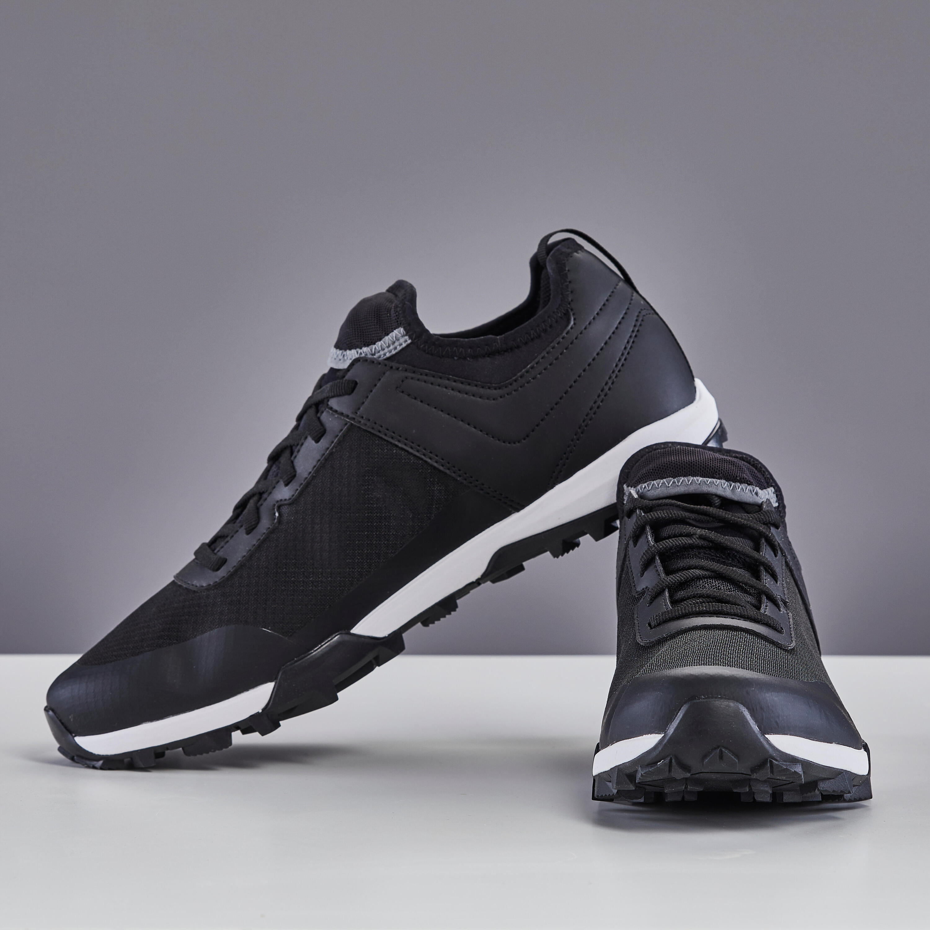 Zapatillas ciclismo MTB Rockrider EXPL 100 negras 3/8
