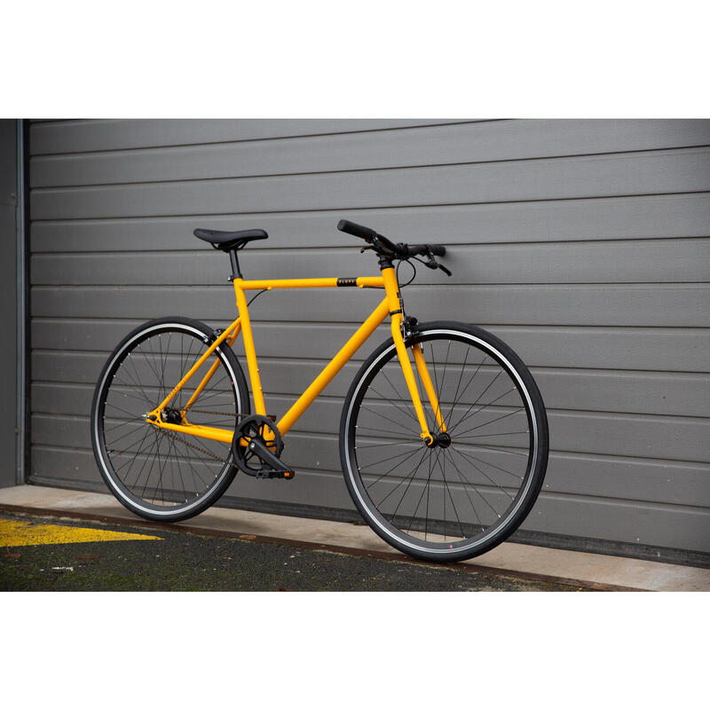 Bicicleta De Ciudad Single Speed 500 Amarillo