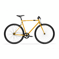 VELO VILLE SINGLE SPEED 500 JAUNE.